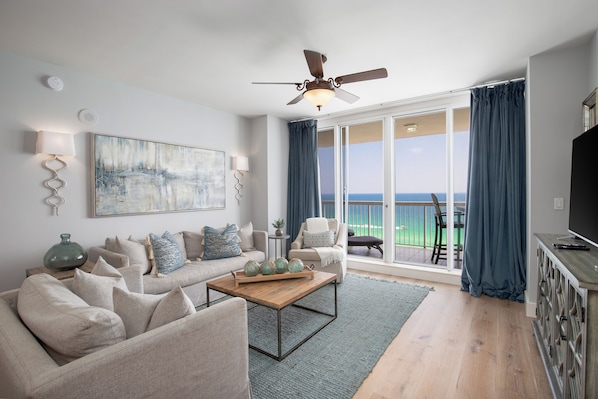 Gulf Front Living Area