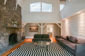 Over 40 Ft ceilings in the living room