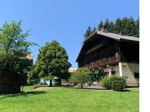 jardin vue du chalet
