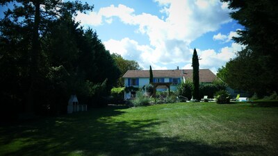 Gran casa de campo con piscina privada climatizada en Plaigne, cerca de Mirepoix