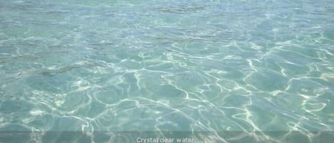 Crystal clear water