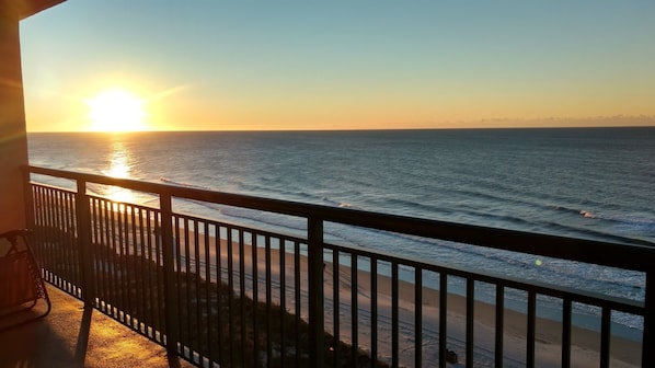 Enjoy the sunrise on your beach... right from your balcony! #1