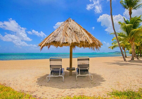 A picture perfect beach awaits you..