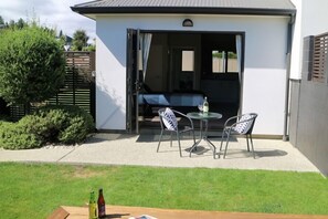 Your own private garden and deck. Wonderful indoor, outdoor flow.