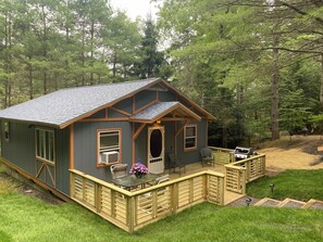 New enclosed deck and stairway! Freshly painted house! New deck by lake as well