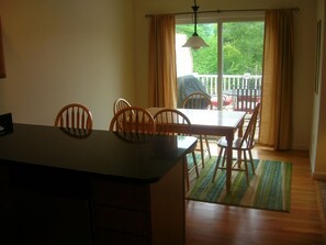 Kitchen Table and walk out to Deck