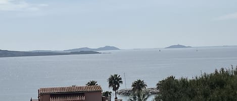 Vue sur la plage ou l’océan