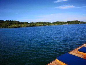 Dock and calm sea in Cienaga Cholon