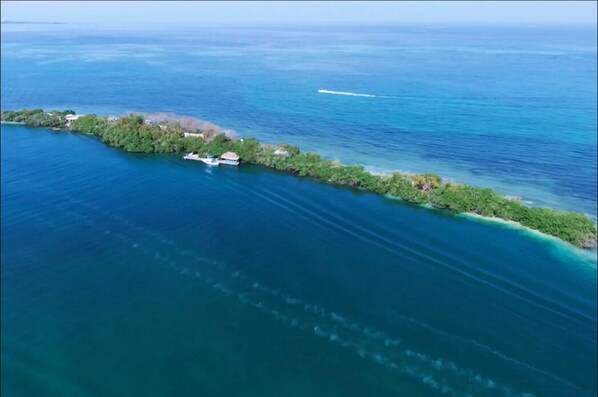Drone view of Isla Venado