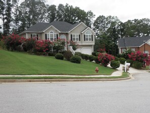 Apartment is in this  house. NOT THE WHOLE HOUSE.