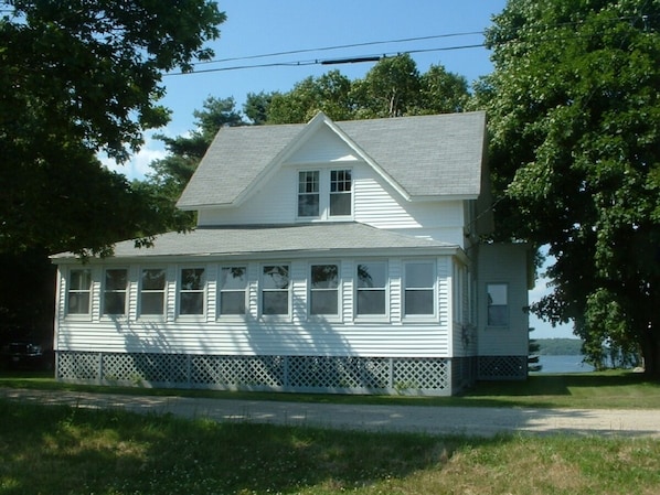 Front of house (with Wyman's bay behind)