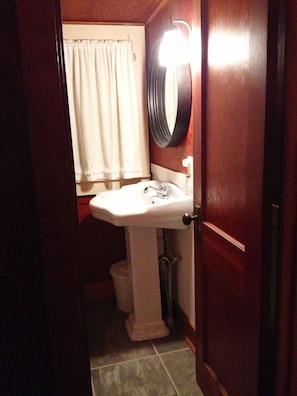 Down Bath with Shower