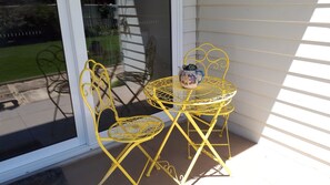 Front porch with table and chairs