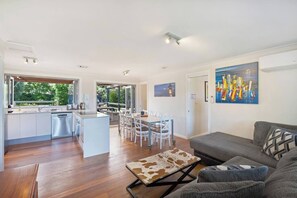 LIVING + DINING AREA