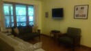 Living room with HD TV.