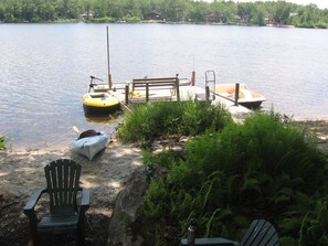 Beach and Boats (Kayak, Paddle, Row w/ trolling motor).