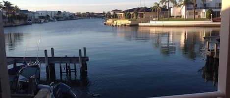 View of canal from back deck