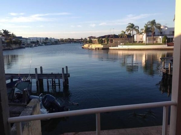 View of canal from back deck
