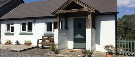 A freshly decorated Cothi Cottage all set for 2020!..secure garden to the right.