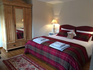 Comfortable double bed.