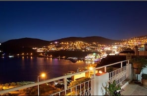 Kalkan at night from the terrace