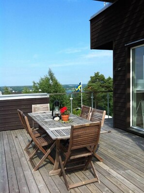 Balcony on second floor. 