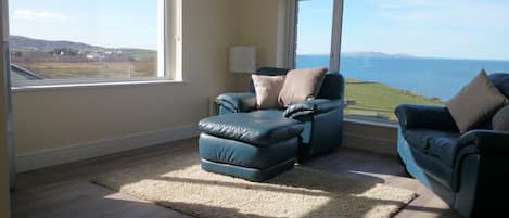 Living room with panoramic views