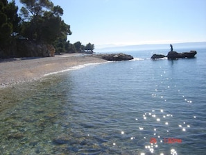 Blick auf den Strand