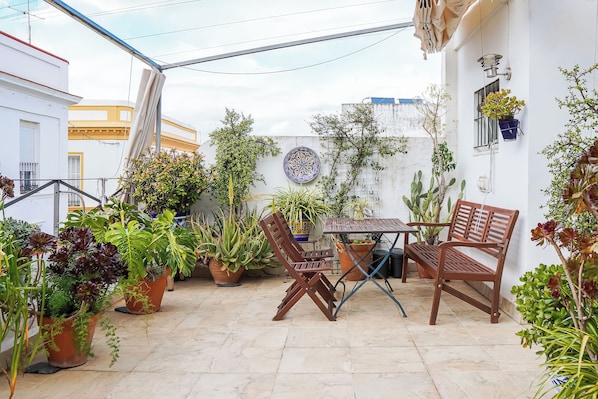 PrivateTerrasse im 2. OG