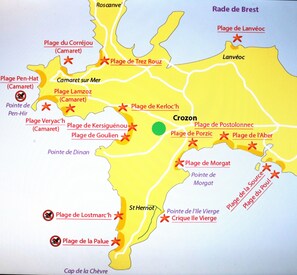 Carte de l’hébergement