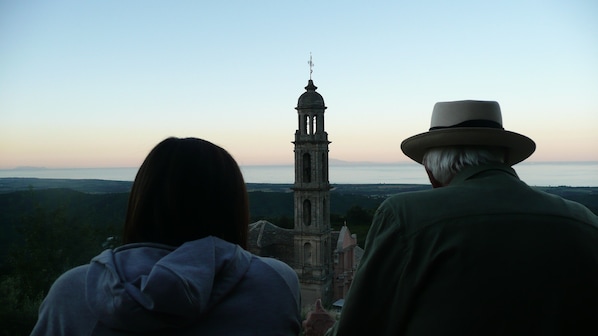 View from balcony, the islands, Elbe, Monte Cristo