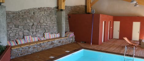 La piscine chauffée