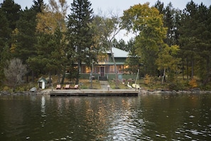 Crib dock and 8 bedroom cabin