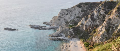 The beach below the Cliff House