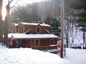 Winter on the Savage River, Brownie Cabin