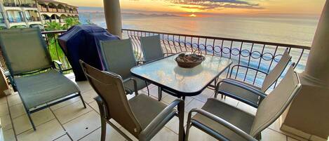 Private Balcony Dining with BBQ