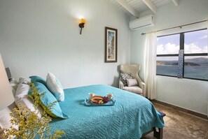 Bedroom 2 with Queen Bed. Watch the sunrise from your window.