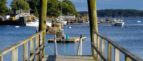 View of harbor from dock