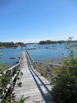 View of whole dock at Tamarack Cottage
