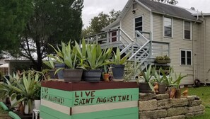 Upstairs Back Deck.