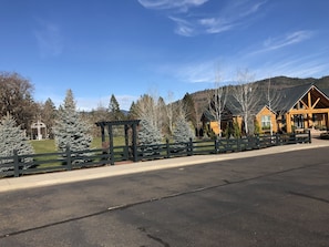 View of Lawn and Gazebo for Weddings