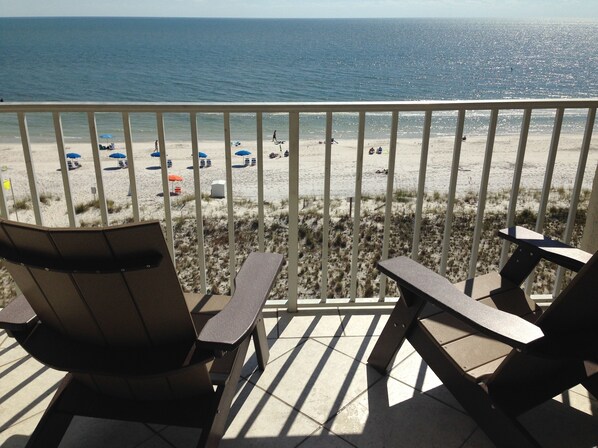 The View From Seacrest 603 Private 
Balcony
