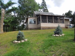 Cabin view from the lake