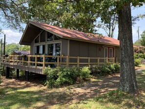 Front door and deck