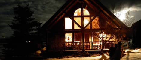 Winter moon rise over Tetons...