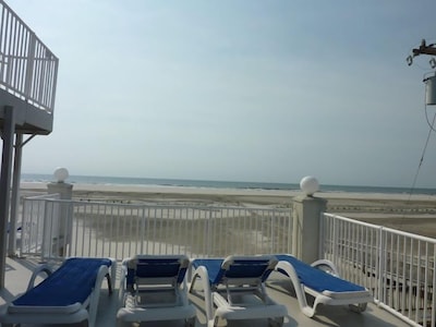 Sunrise Ocean Front Condo  *End Unit*   Steps from the Beach,  open year round. 