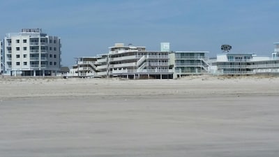 Sunrise Ocean Front Condo  *End Unit*   Steps from the Beach,  open year round. 