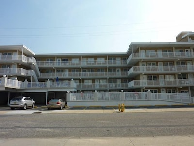 Sunrise Ocean Front Condo  *End Unit*   Steps from the Beach,  open year round. 