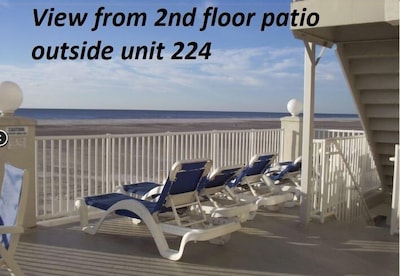 Sunrise Ocean Front Condo  *End Unit*   Steps from the Beach,  open year round. 