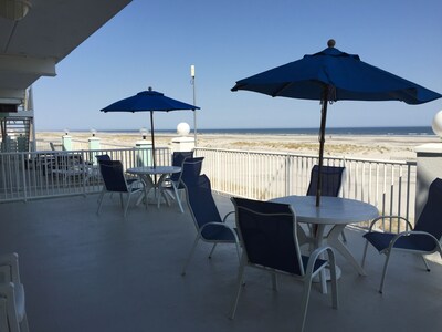 Sunrise Ocean Front Condo  *End Unit*   Steps from the Beach,  open year round. 